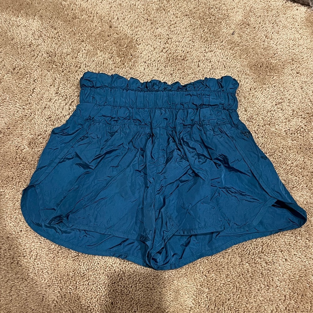 Free People Movement The Way Home Shorts Deep Turquoise size small